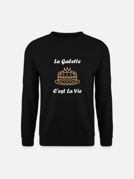 Galette - Sweat-shirt Unisexe - noir