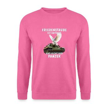 DOVE OF PEACE IS IN DEMAND - Unisex Sweatshirt - pink - Front