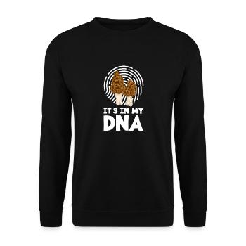 Les cueilleurs de champignons dans mon ADN - Sweat-shirt Unisexe - noir - Devant - Alina (178cm) & Michal (187cm)