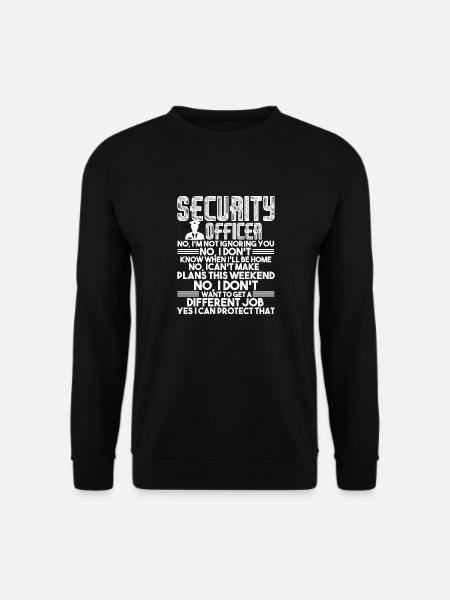 Security Officer Job - Unisex Sweatshirt - black