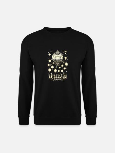Lantern parade, lantern - Unisex Sweatshirt - black