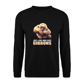 Gibbons Gibbon - Unisex Pullover - Schwarz - Vorne - Alina (178cm) & Michal (187cm)
