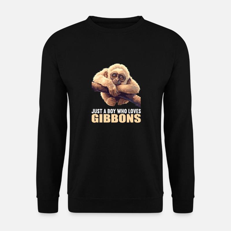 Gibbons Gibbon - Unisex Pullover - Schwarz