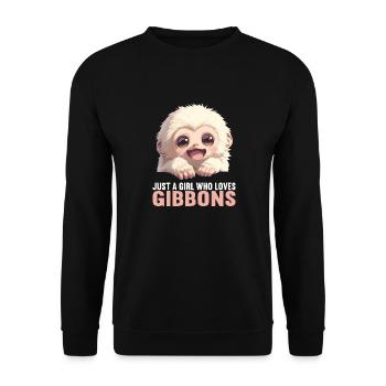 Gibbons Gibbon - Unisex Pullover - Schwarz - Vorne - Alina (178cm) & Michal (187cm)
