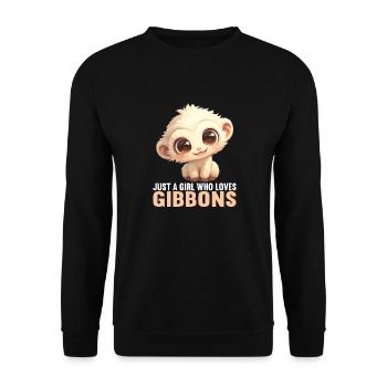 Gibbons Gibbon - Unisex Pullover - Schwarz - Vorne - Alina (178cm) & Michal (187cm)