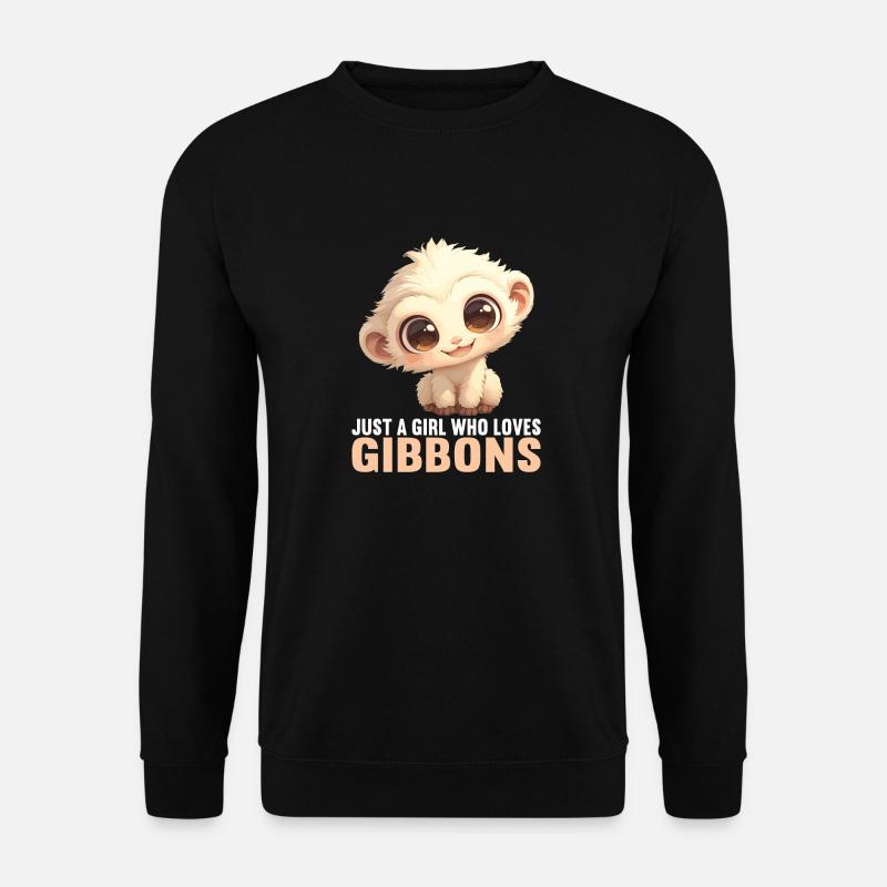 Gibbons Gibbon - Unisex Pullover - Schwarz
