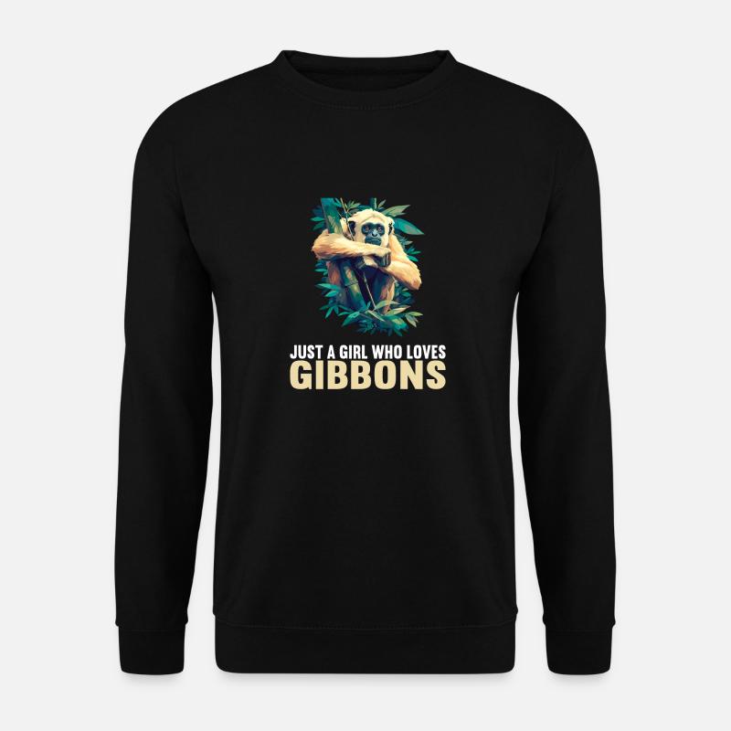 Gibbons Gibbon - Unisex Pullover - Schwarz