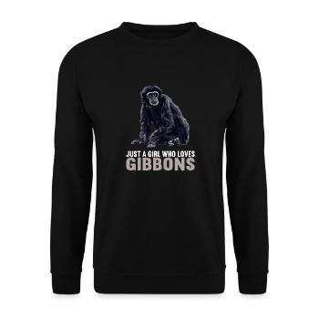 Gibbons Gibbon - Unisex Pullover - Schwarz - Vorne - Alina (178cm) & Michal (187cm)