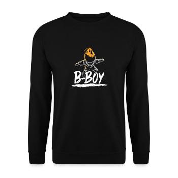 B-Boy Breakdance Hip Hop Dance Danseuse Breakdance - Sweat-shirt Unisexe - noir - Devant - Alina (178cm) & Michal (187cm)