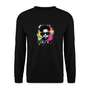 B-Boy Breakdance Hip Hop Dance Danseuse Breakdance - Sweat-shirt Unisexe - noir - Devant - Alina (178cm) & Michal (187cm)