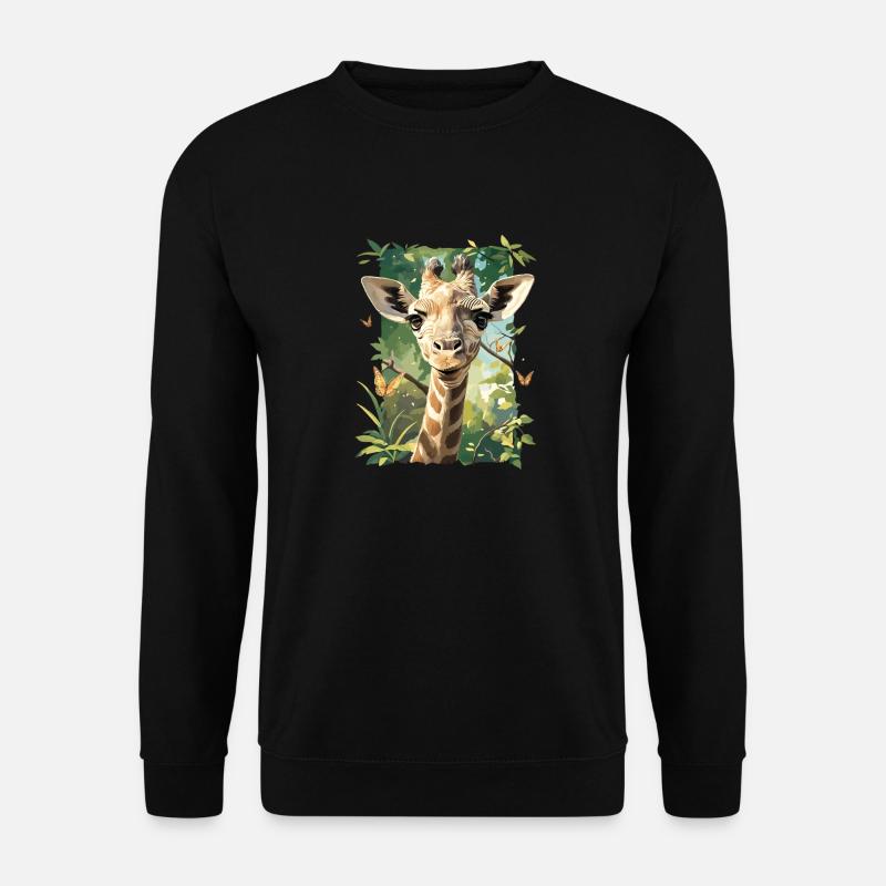 Giraffen Giraffe - Unisex Pullover - Schwarz