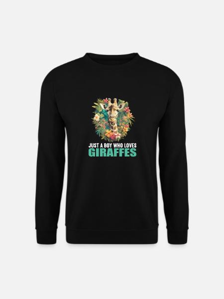 Giraffen Giraffe - Unisex Pullover - Schwarz