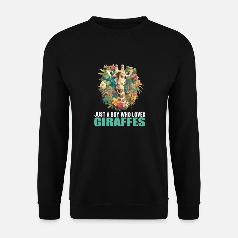 Giraffen Giraffe - Unisex Pullover - Schwarz