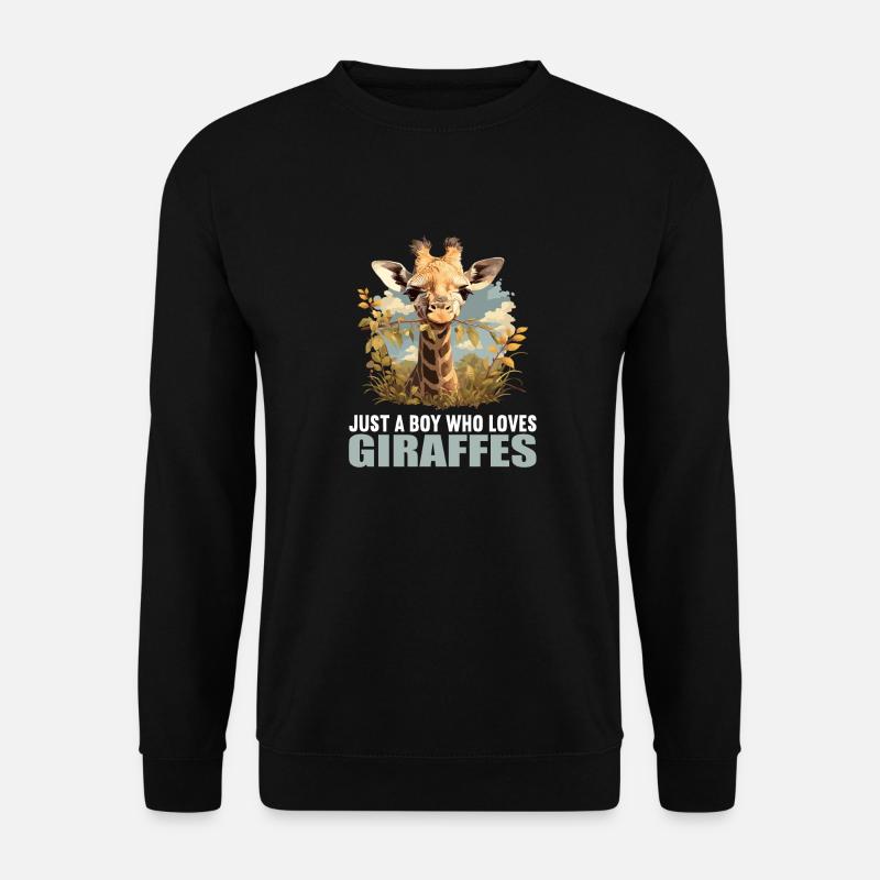 Giraffen Giraffe - Unisex Pullover - Schwarz