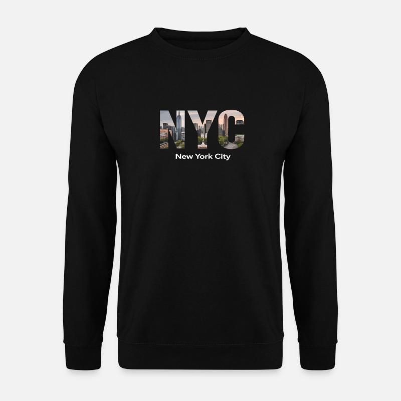 NYC New York – New York City Skyline New York - Unisex Pullover - Schwarz