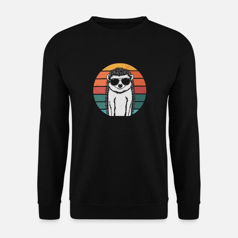Hedgehog - Unisex Sweatshirt - black