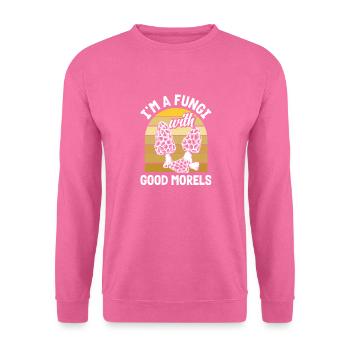 Pilzsammler Mit Guten Morcheln - Unisex Pullover - Pink - Vorne