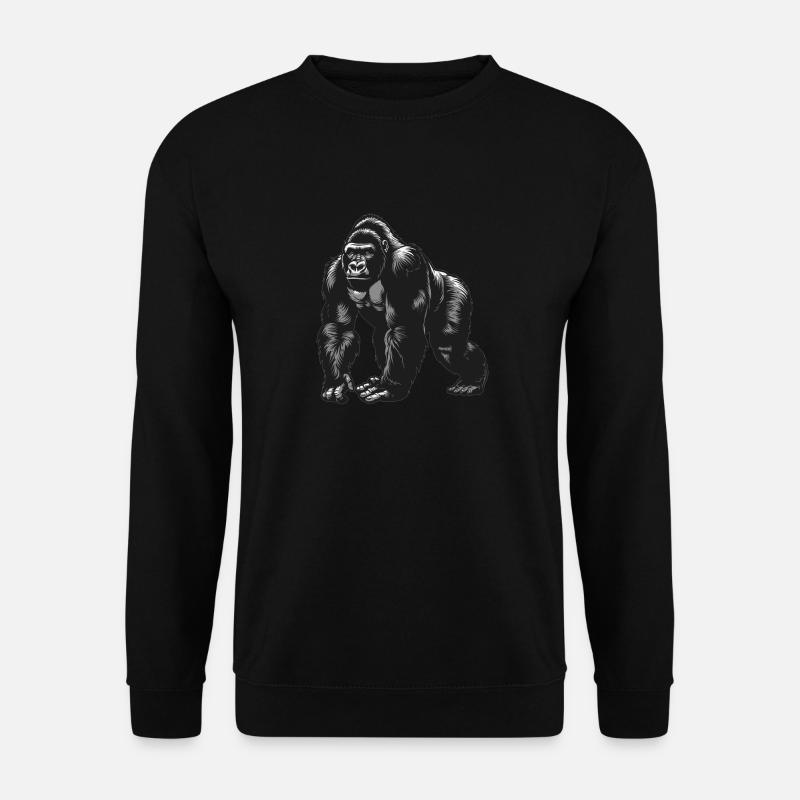 Gorillas Gorilla - Unisex Pullover - Schwarz