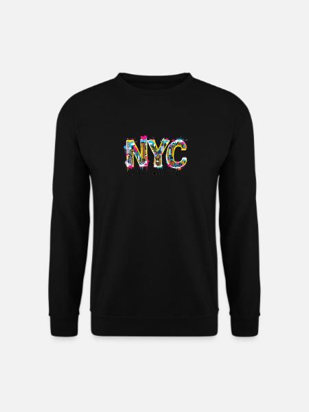 NYC New York – New York City Skyline New York - Unisex Pullover - Schwarz