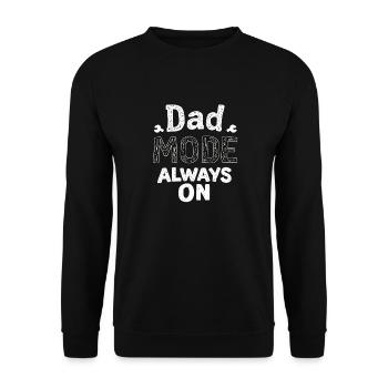 Mode de papa toujours sur drôle papa disant pères - Sweat-shirt Unisexe - noir - Devant - Alina (178cm) & Michal (187cm)
