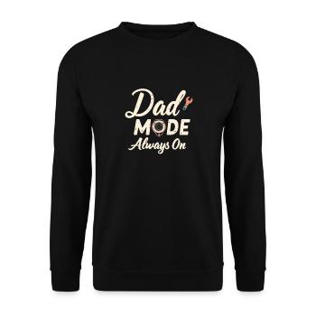 Mode de papa toujours sur drôle papa disant pères - Sweat-shirt Unisexe - noir - Devant - Alina (178cm) & Michal (187cm)