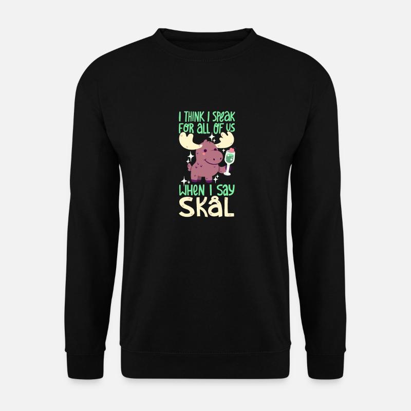 Skål (Prost) - Unisex Pullover - Schwarz
