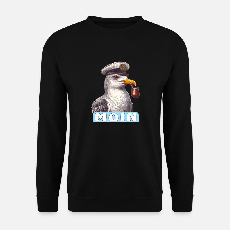 MÖVE MOIN - Unisex Pullover - Schwarz