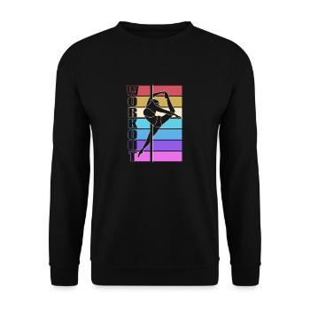 Pole Dance - Unisex Pullover - Schwarz - Vorne - Alina (178cm) & Michal (187cm)