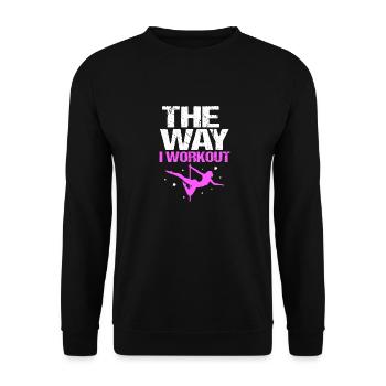 Pole Dance - Unisex Pullover - Schwarz - Vorne - Alina (178cm) & Michal (187cm)
