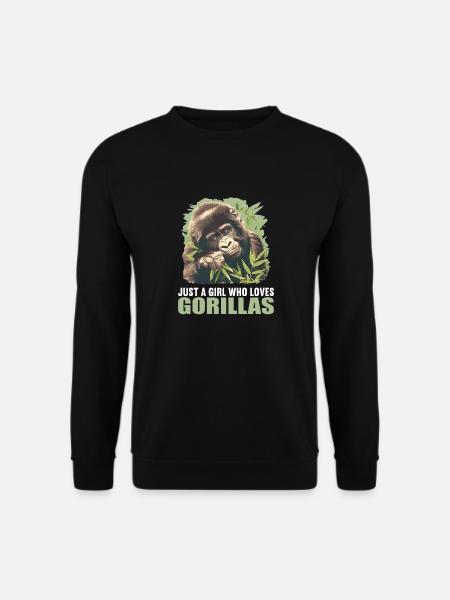 Gorillas Gorilla - Unisex Pullover - Schwarz