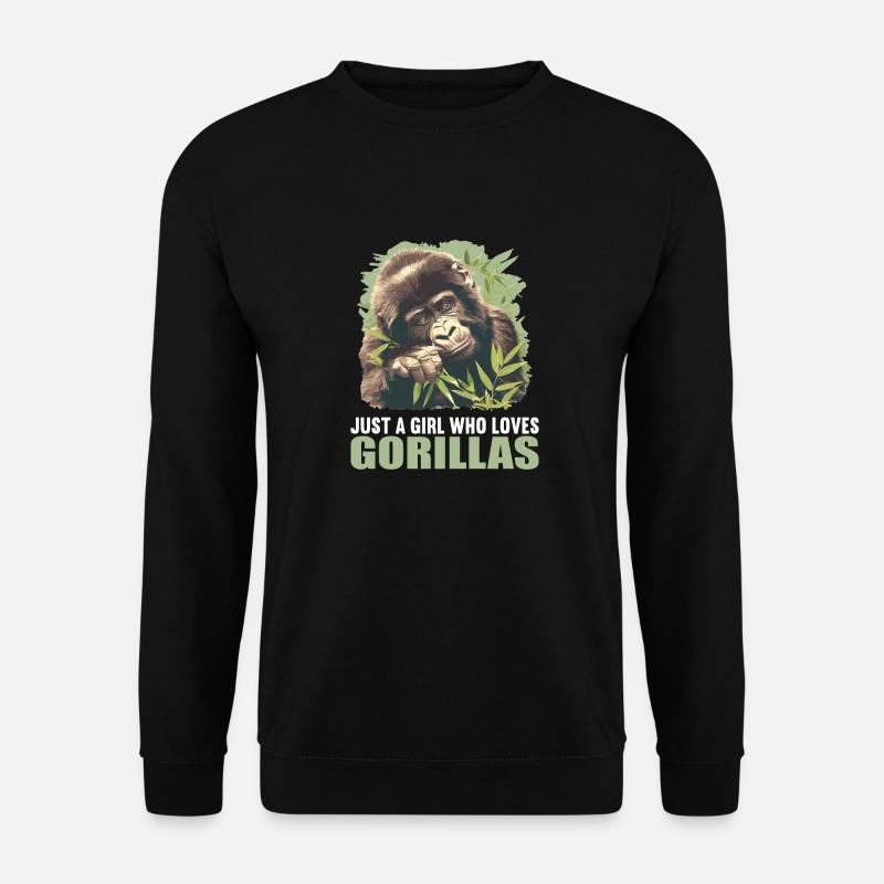 Gorillas Gorilla - Unisex Pullover - Schwarz