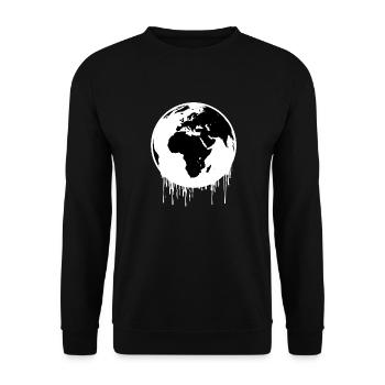 biker gift, man, woman, humorous t-shirt - Unisex Sweatshirt - black - Front - Alina (178cm) & Michal (187cm)
