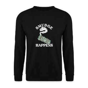 Herbs Incense Smudging Spiritual - Unisex Sweatshirt - black - Front - Alina (178cm) & Michal (187cm)
