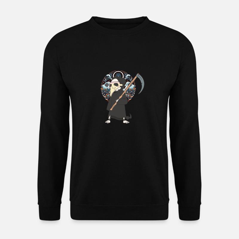 Medieval Grim Reaper Halloween Death - Unisex Sweatshirt - black