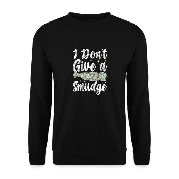 Herbes Encens Purification Spirituelle - Sweat-shirt Unisexe - noir - Devant - Alina (178cm) & Michal (187cm)