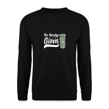 Herbes Encens Purification Spirituelle - Sweat-shirt Unisexe - noir - Devant - Alina (178cm) & Michal (187cm)
