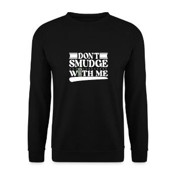 Herbs Incense Smudging Spiritual - Unisex Sweatshirt - black - Front - Alina (178cm) & Michal (187cm)