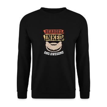 Tattoo Artist Tattoo Artist Tattooed Tattoo - Unisex Sweatshirt - black - Front - Alina (178cm) & Michal (187cm)