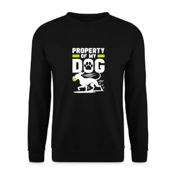 Flyball Hundesport - Unisex Pullover - Schwarz - Vorne - Alina (178cm) & Michal (187cm)