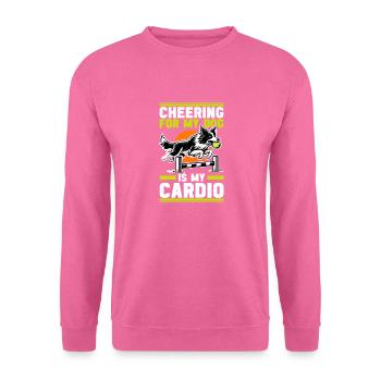 Flyball Sports canins - Sweat-shirt Unisexe - rose - Devant