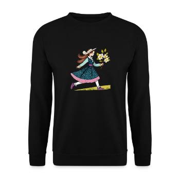 CHILD - Unisex Sweatshirt - black - Front - Alina (178cm) & Michal (187cm)
