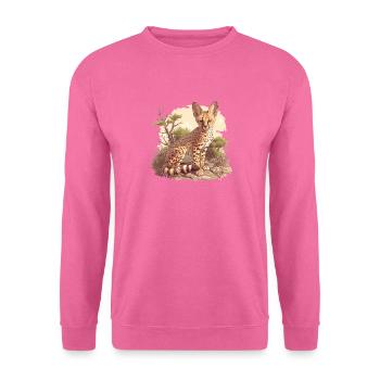 Servale Serval - Unisex Pullover - Pink - Vorne