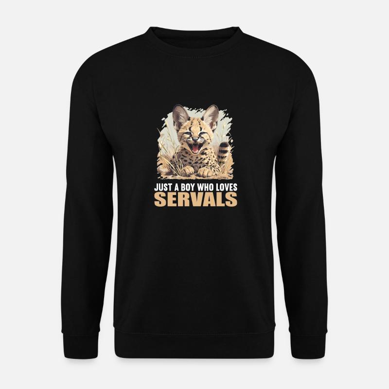 Servale Serval - Unisex Sweatshirt - black