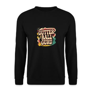 Gutter Ball Guru 10 - Unisex Pullover - Schwarz - Vorne - Alina (178cm) & Michal (187cm)