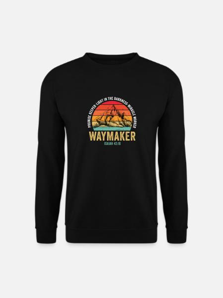 Wegweiser, Versprechenshüter, Wundertäter - Unisex Pullover - Schwarz