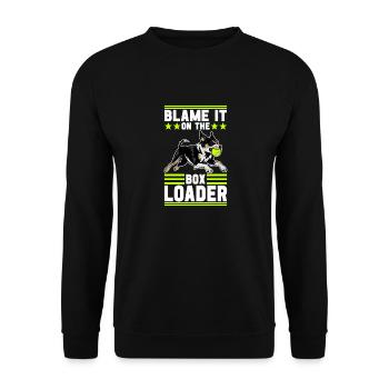 Flyball Dog Sports - Unisex Sweatshirt - black - Front - Alina (178cm) & Michal (187cm)