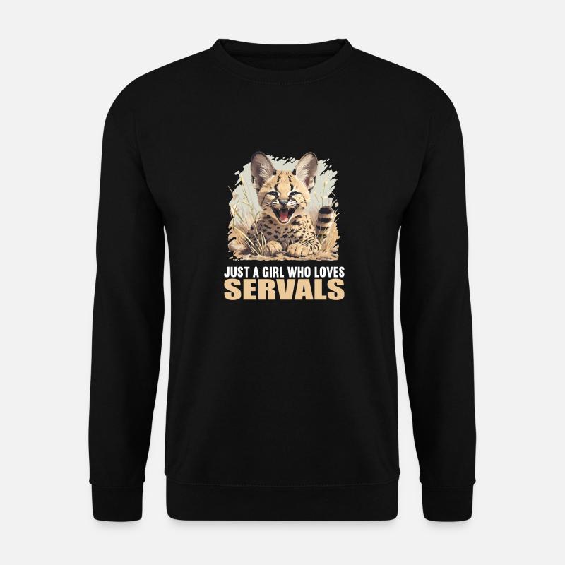 Servale Serval - Unisex Sweatshirt - black
