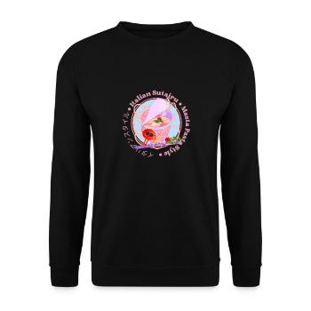 Japon Italie Nouilles Kawaii - Sweat-shirt Unisexe - noir - Devant - Alina (178cm) & Michal (187cm)