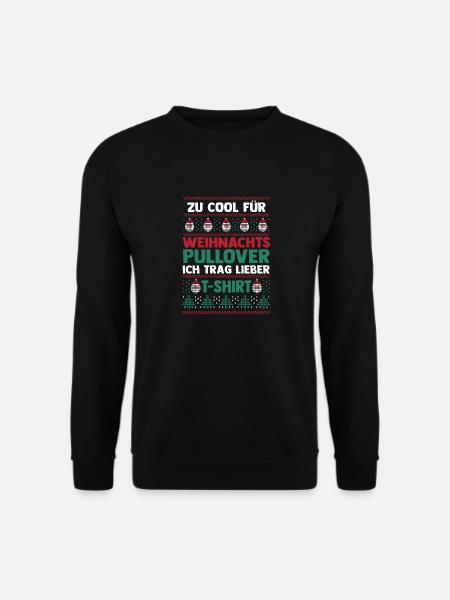 Weihnachtsmann Weihnachten Hässliche Weihnachten - Unisex Pullover - Schwarz
