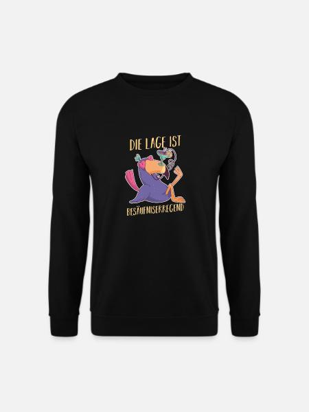 The situation is drunkenness - Unisex Sweatshirt - black
